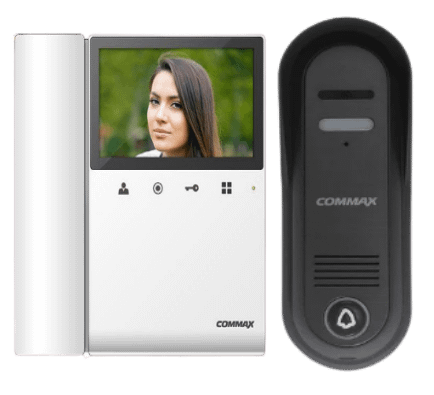 COMMAX — CDV-43K (WHI). Комплект домофона  + панель вызова